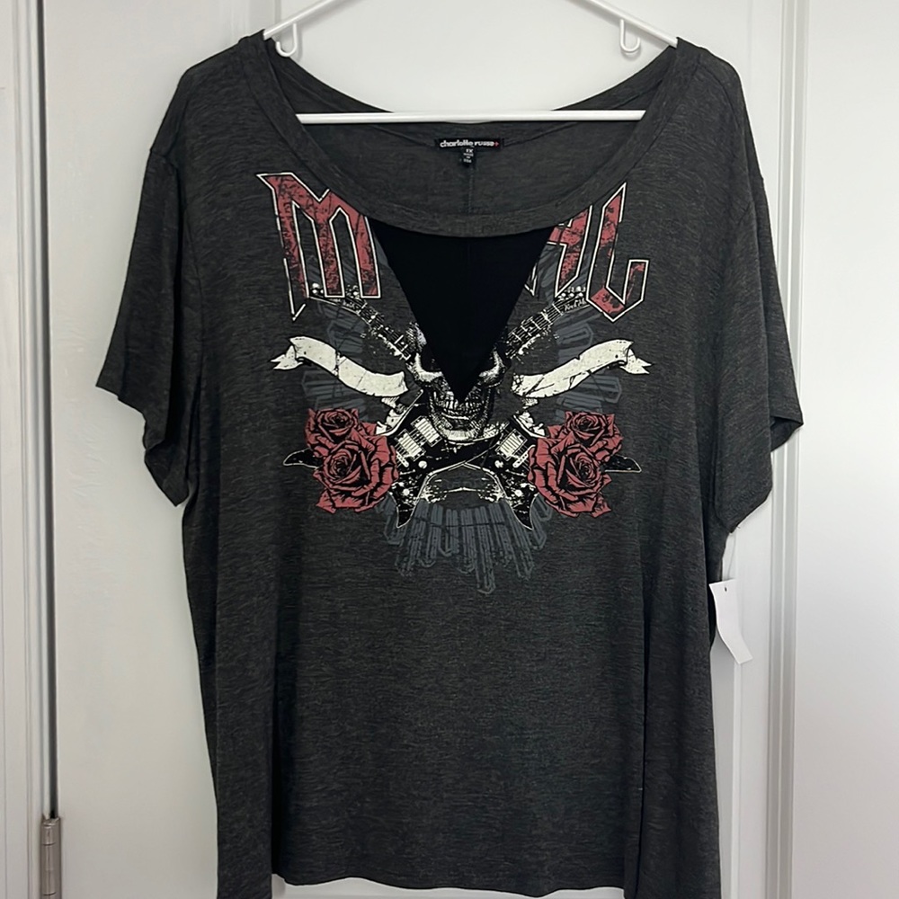 Mesh cut out Tshirt